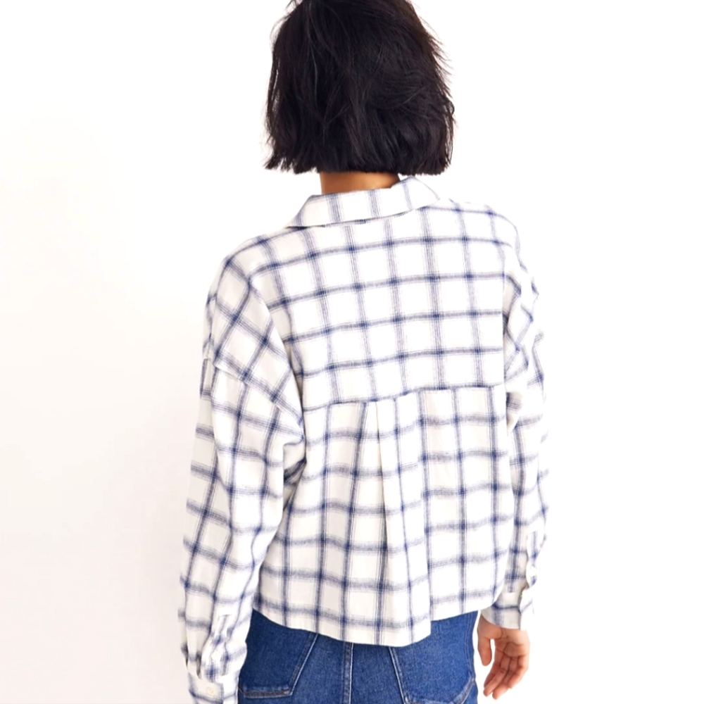 MADEWELL Flannel Crop (W 1X) - Picture 2 of 9